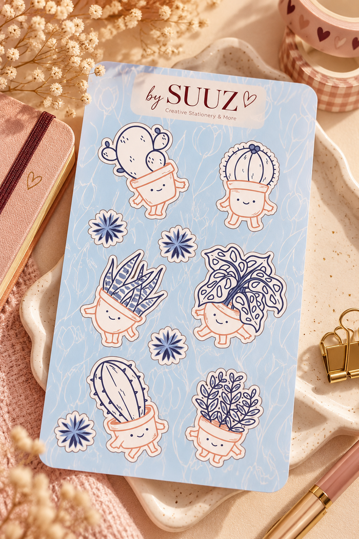 Cactus stickervel