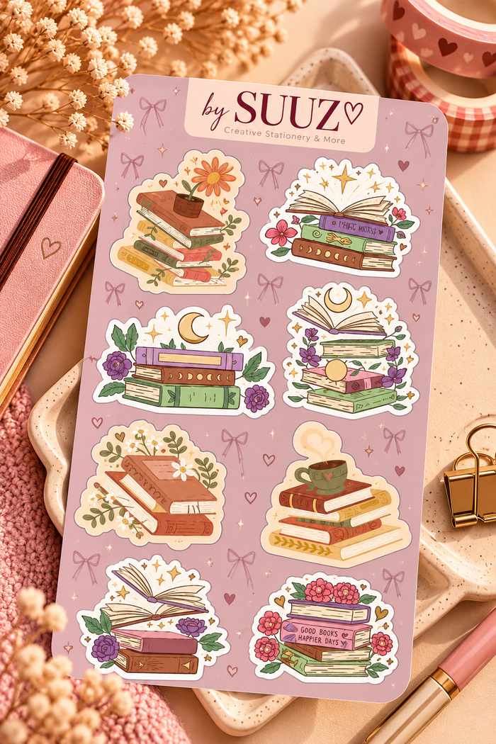 Bookisch stickervel