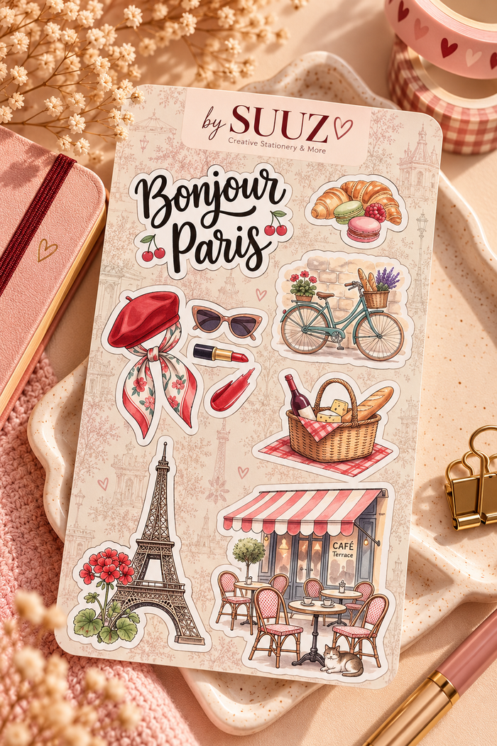 Parijs stickervel